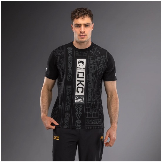 VENUM ヴェナム Karate Combat by Venum Tシャツ - ブラック/グレー ベナム VENUM-06235-109