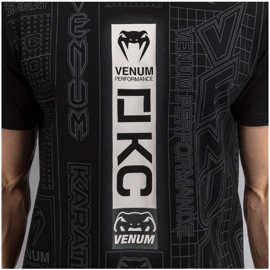 VENUM ヴェナム Karate Combat by Venum Tシャツ - ブラック/グレー ベナム VENUM-06235-109