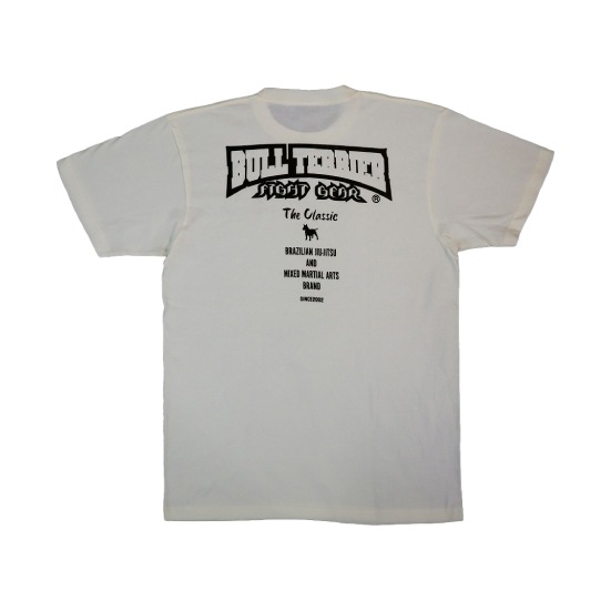 ブルテリア bj-464 BULL TERRIER Tシャツ Classic Logo クリームホワイト
