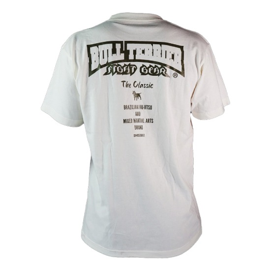 ブルテリア bj-464 BULL TERRIER Tシャツ Classic Logo クリームホワイト