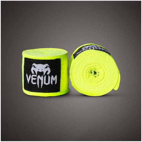 VENUM ヴェナム KONTACT ボクシングハンドラップ - 4M ネオンイエロー ベナム VENUM-0429-014