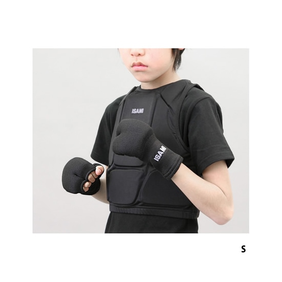 isami イサミ L-365 ナックルサポーター 黒　Mサイズ・Lサイズ