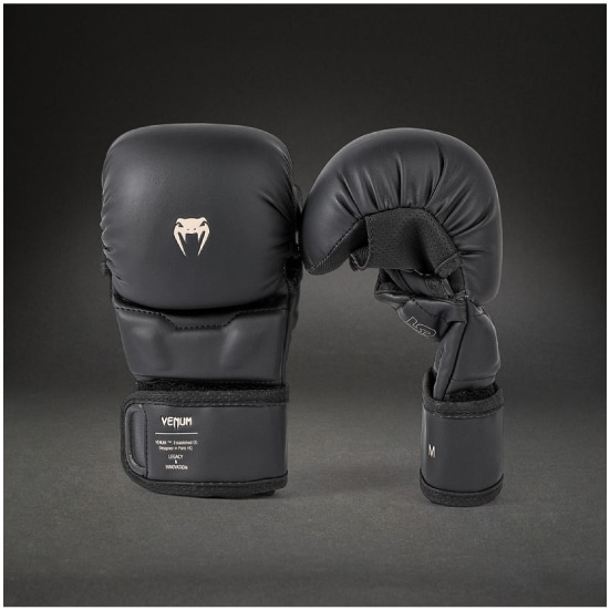 VENUM ヴェナム Impact Evo MMA スパーリンググローブ - ブラック ベナム VENUM-05065-617