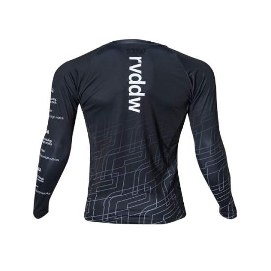 リバーサル reversal OBLIQUE BIG MARK LONG RASH GUARD