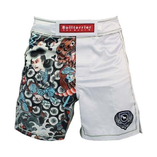ブルテリア bj-290 BULL TERRIER ファイトショーツ Orochimaru 白