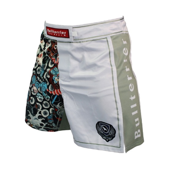 ブルテリア bj-290 BULL TERRIER ファイトショーツ Orochimaru 白