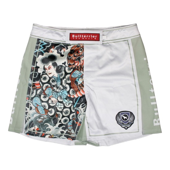 ブルテリア bj-290 BULL TERRIER ファイトショーツ Orochimaru 白