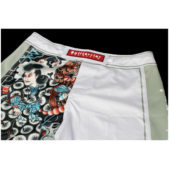 ブルテリア bj-290 BULL TERRIER ファイトショーツ Orochimaru 白