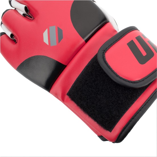 UFC ユーエフシー オープンパームMMAトレーニンググローブ RED×BLACK×WHITE レッド 赤 S/M UHK-69668