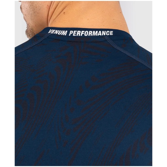 VENUM ヴェナム UFC Fusion by Venum Fight Week ロングスリーブラッシュガード - オーシャニックブルー ベナム VNMUFC-00301-004