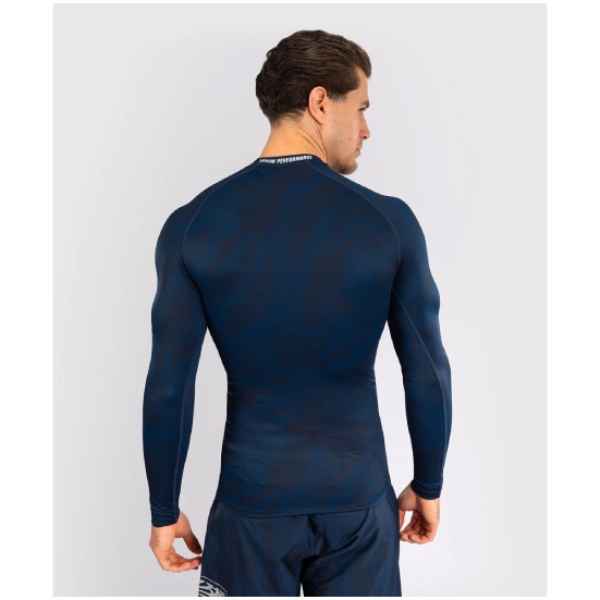 VENUM ヴェナム UFC Fusion by Venum Fight Week ロングスリーブラッシュガード - オーシャニックブルー ベナム VNMUFC-00301-004