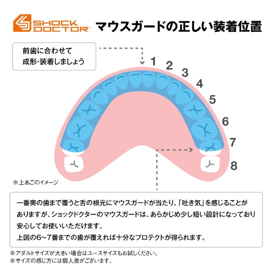 ShockDoctor ショックドクター マウスガード 6901A ジェルマックス パワー アダルト