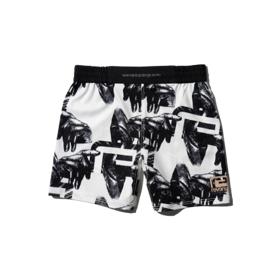 リバーサル reversal ANSWER SIGN FIGHT SHORTS （SHORT LENGTH / NO POCKET）