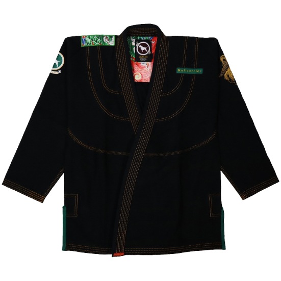 ブルテリア bjk-008 BULL TERRIER 柔術衣 Houou R 黒