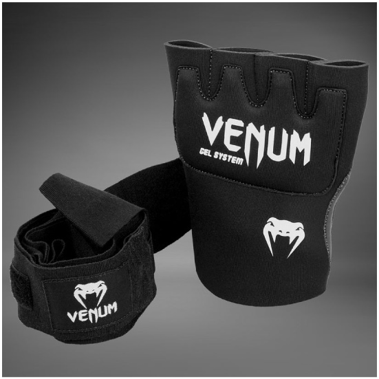 VENUM ヴェナム GEL KONTACT クイック ハンドラップ - ブラック ベナム