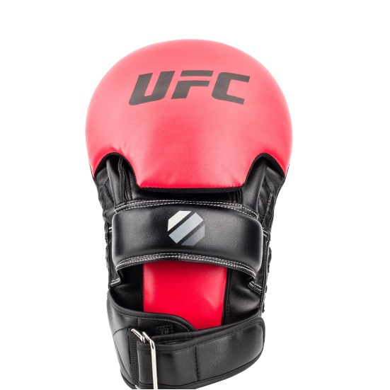 a240 UFC ロングカーブ フォーカスミット パンチング UHK-69753 UFC ユーエフシー ロングカーブ フォーカスミット BLACK×RED