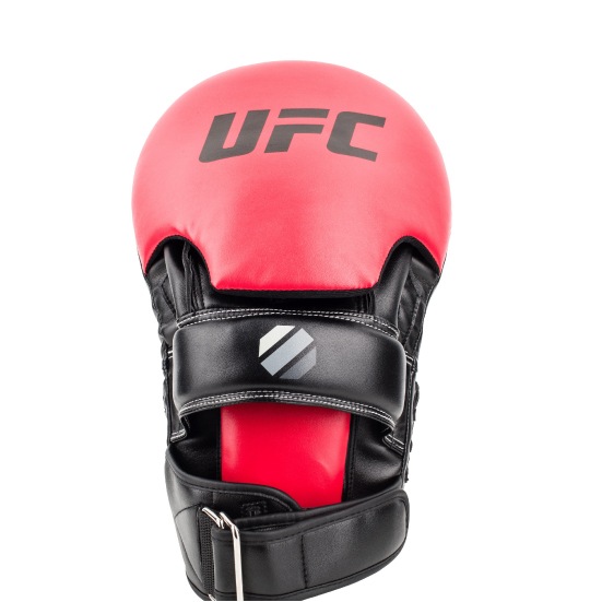 UFC ユーエフシー ロングカーブ フォーカスミット BLACK×RED ブラック 黒 UHK-69753