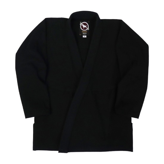 ブルテリア bjk-502 BULL TERRIER 柔術衣 ウルトラライトZeroR 黒