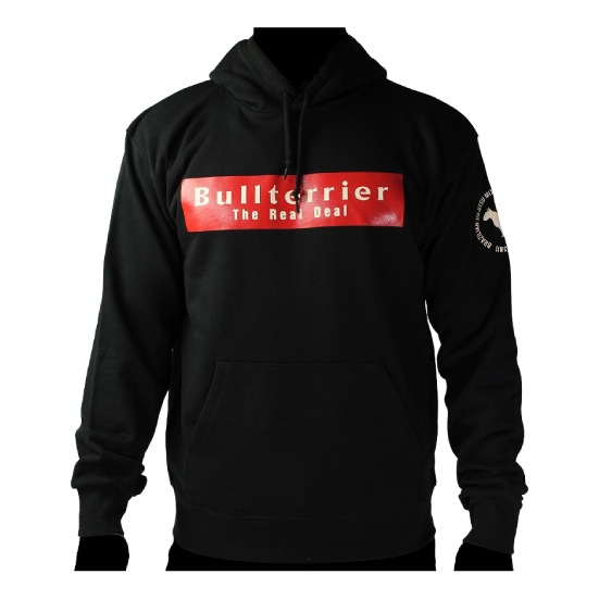 ブルテリア bj-3622 BULL TERRIER フードパーカー Basic Logo 黒