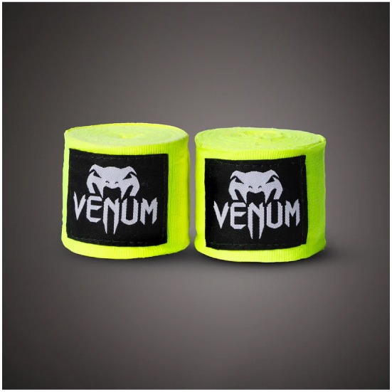 VENUM ヴェナム KONTACT ボクシングハンドラップ - 2.5M ネオンイエロー ベナム VENUM-0430-014