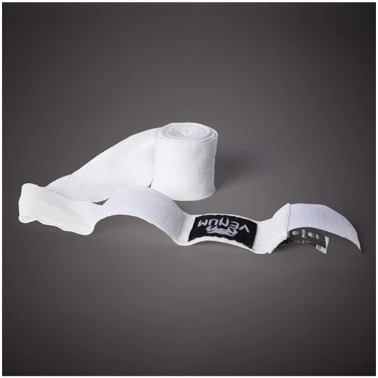 VENUM ヴェナム KONTACT ボクシング ハンドラップ - 2.5M - ホワイト バンテージ 白 ベナム EU-VENUM-0430-White