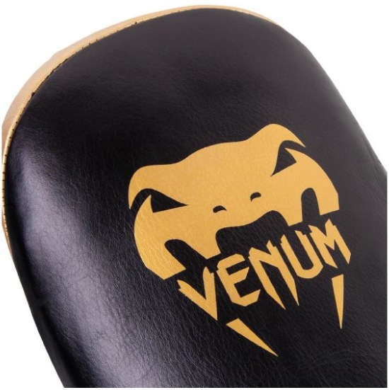 VENUM ヴェナム レザー キックパッド -ブラック/ゴールド ベナム VENUM-03061-126