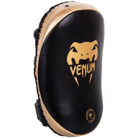VENUM ヴェナム レザー キックパッド -ブラック/ゴールド ベナム VENUM-03061-126