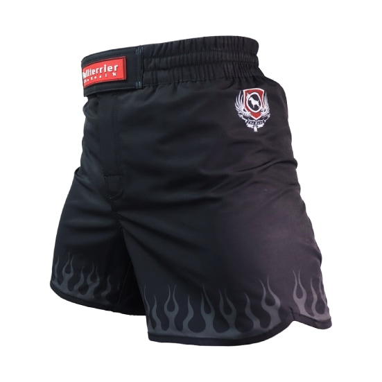 ブルテリア bj-302 BULL TERRIER ファイトショーツ Short Fire 黒