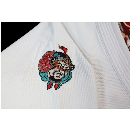 ブルテリア bjk-010 BULL TERRIER 柔術衣 Torah 白