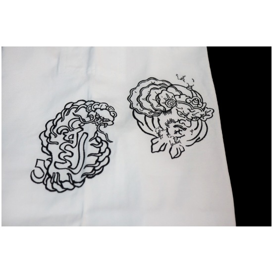 ブルテリア bjk-010 BULL TERRIER 柔術衣 Torah 白