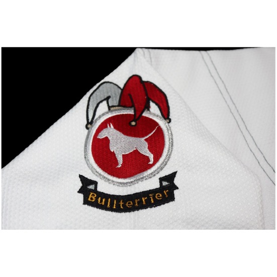 ブルテリア bjk-120 BULL TERRIER 柔術衣 Joker R 白