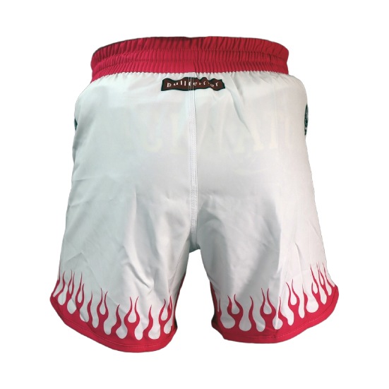 ブルテリア bj-303 BULL TERRIER ファイトショーツ Short Fire 白