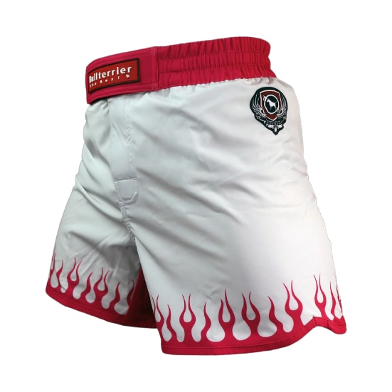 ブルテリア bj-303 BULL TERRIER ファイトショーツ Short Fire 白
