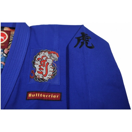 ブルテリア bjk-011 BULL TERRIER 柔術衣 Torah 青