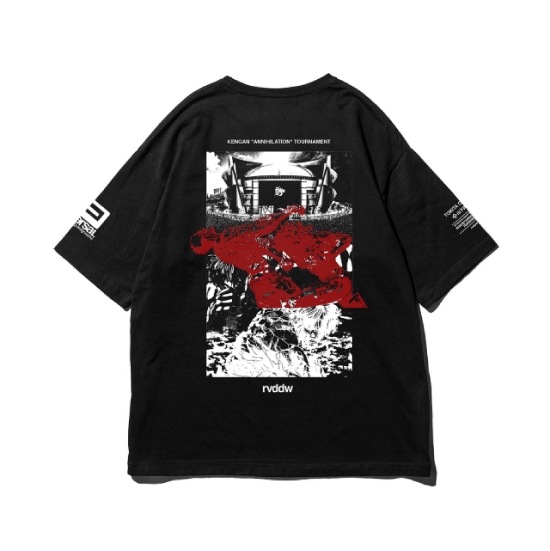 30 Off Reversal リバーサル Kengan Zetsumei Tournament Big Silhouette Tee Reversal リバーサル ｔシャツ Freedom Online Shop 格闘技 ウェア 用品 鹿児島