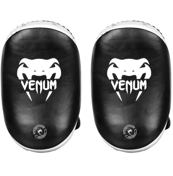 VENUM ヴェナム レザー キックパッド - ブラック/ホワイト ベナム VENUM-03061-108