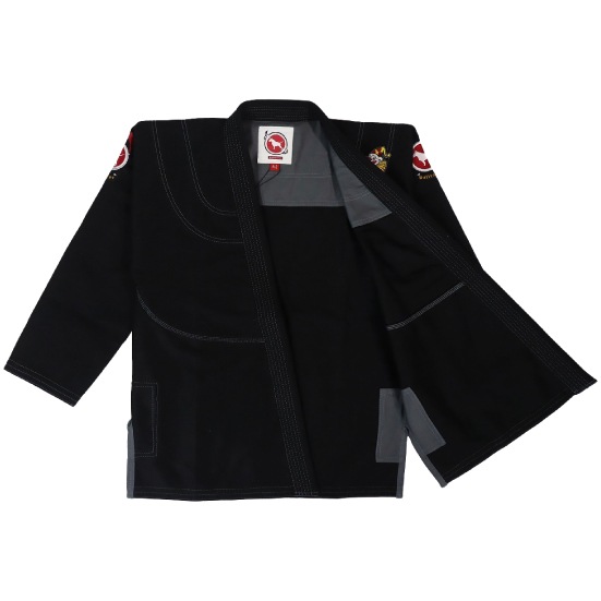 ブルテリア bjk-122 BULL TERRIER 柔術衣 Joker R 黒