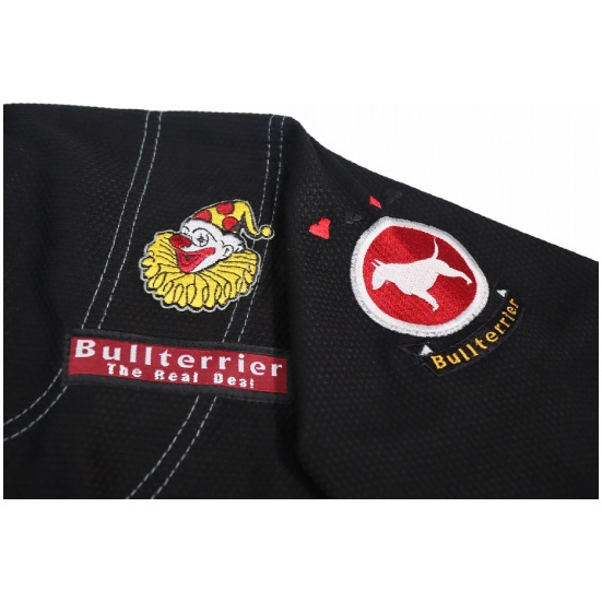 ブルテリア bjk-122 BULL TERRIER 柔術衣 Joker R 黒