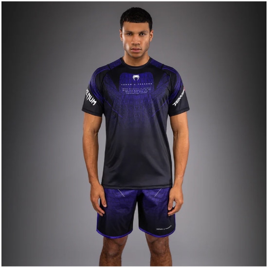 VENUM ヴェナム x TEKKEN 8 ドライテックTシャツ - カズヤ - ブラック/パープル ベナム VENUM-06201-696