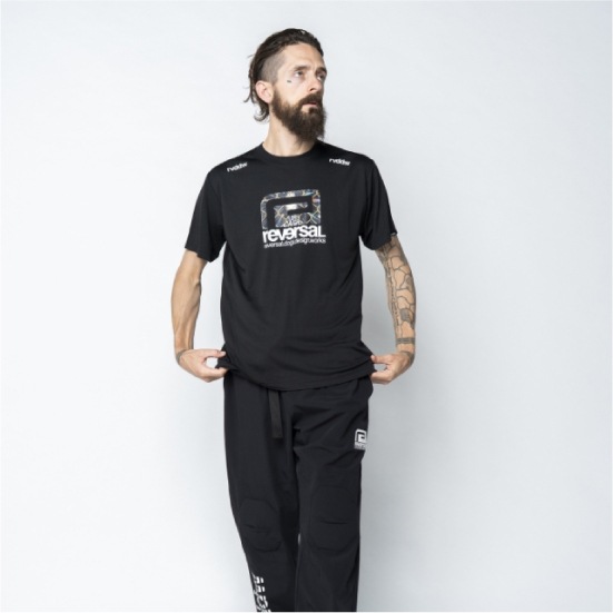 reversal リバーサル Mサイズ カモ 柔術 格闘技 ブルテリア rvca リバーサル reversal SPACE CAGE BIGMARK DRY TEE | reversal