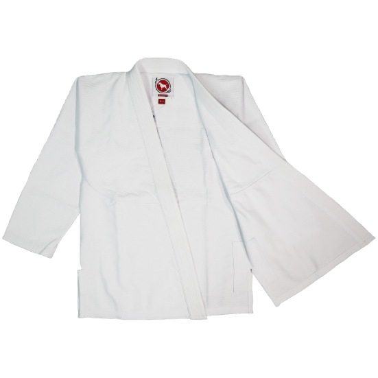 ブルテリア bjk-117 BULL TERRIER 柔術衣 MedLight Zero 白