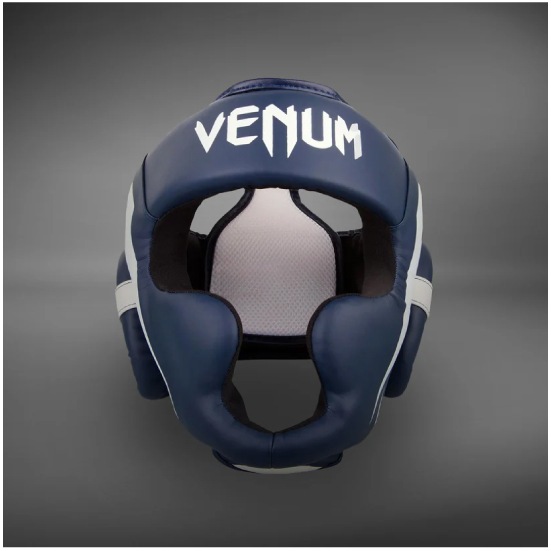 VENUM ヴェナム ELITE ヘッドギア - ホワイト/ネイビーブルー ベナム
