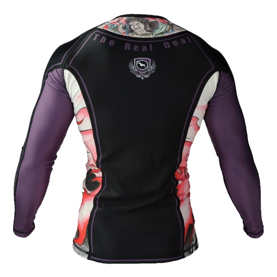 ブルテリア bj-045 BULL TERRIER ラッシュガード Acala2.0 長袖 黒