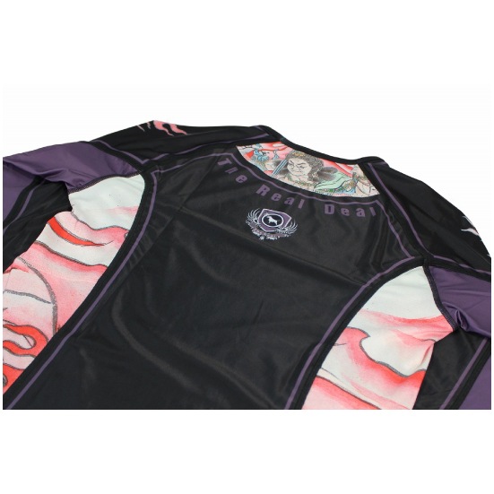 ブルテリア bj-045 BULL TERRIER ラッシュガード Acala2.0 長袖 黒