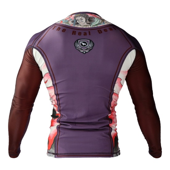 ブルテリア bj-047 BULL TERRIER ラッシュガード Acala2.0 長袖 パープル