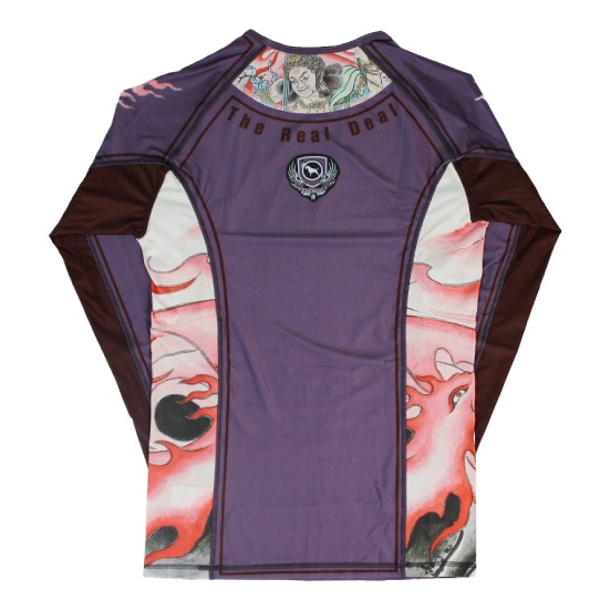 ブルテリア bj-047 BULL TERRIER ラッシュガード Acala2.0 長袖 パープル