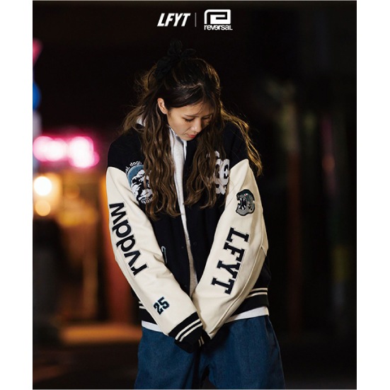 リバーサル reversal LFYT × reversal STADIUM JACKET