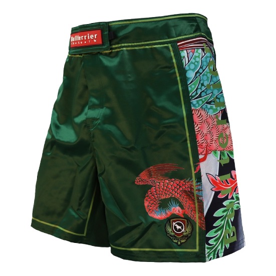 ブルテリア bj-265 BULL TERRIER ファイトショーツ Houou 緑 | BULL