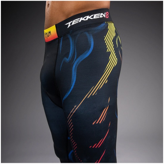 VENUM ヴェナム x TEKKEN 8 スパッツ - ヨシミツ - ブラック/オレンジ