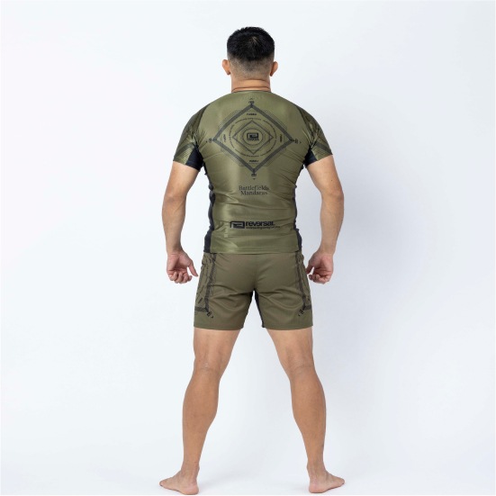 リバーサル reversal MANDALAS SHORT RASH GUARD
